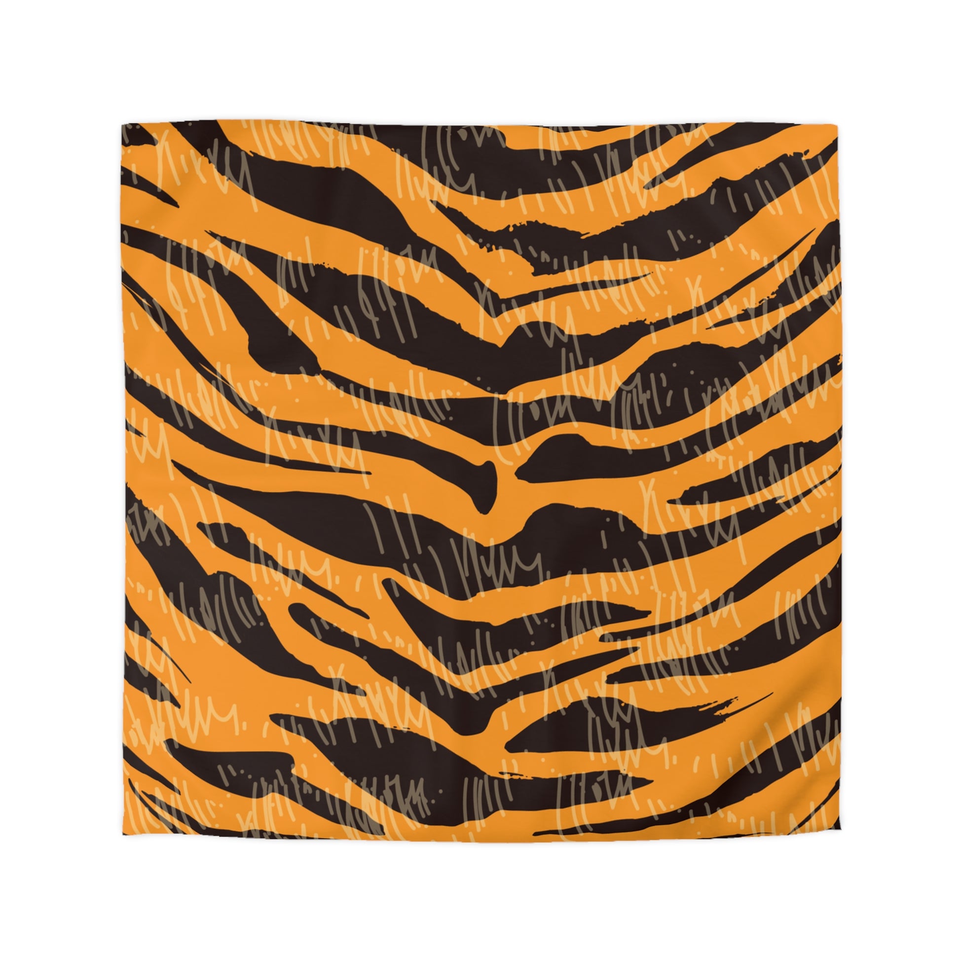 Tiger Scratches Orange & Black Microfiber Duvet Cover, Artsulli - Art is Long, Life is Short, Home Decor, Size, Queen, Color, White, , , 13027457140874