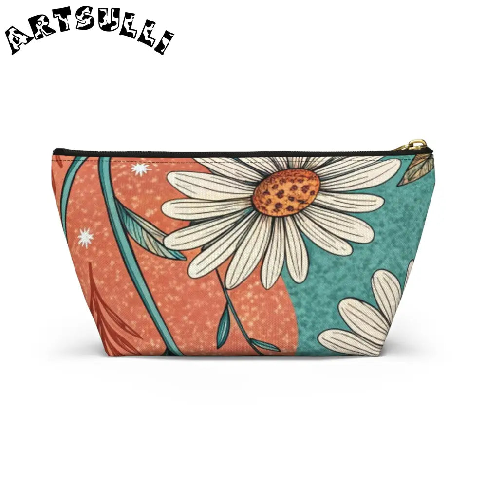 JAKKOUTTHEBXX Retro Daisy Dream Accessory Pouch w T-bottom