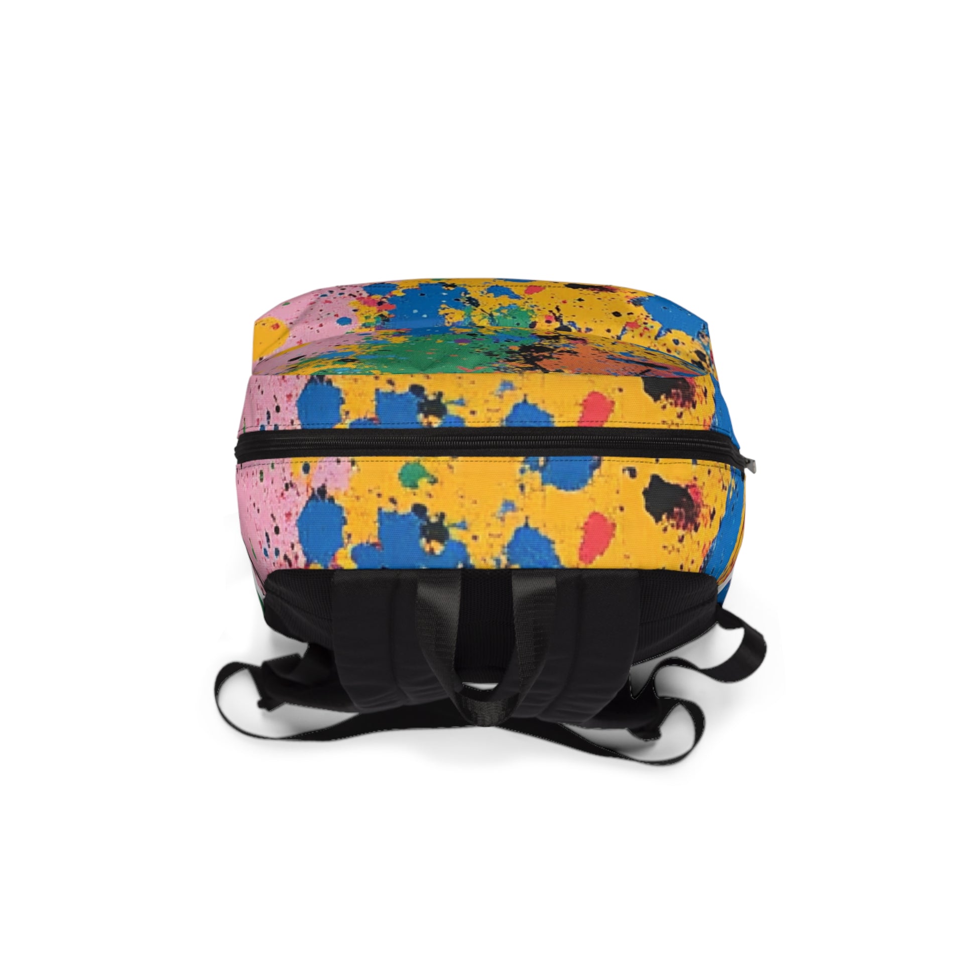 The Colors Of Paint Splatter Unisex Classic Backpack, Artsulli - Art is Long, Life is Short, Bags, , , , , , , 