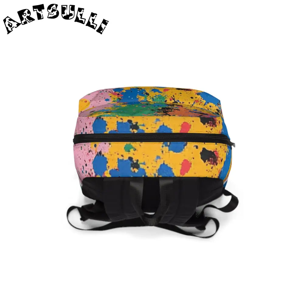 JAKKOUTTHEBXX The Colors Of Paint Splatter Unisex Classic Backpack
