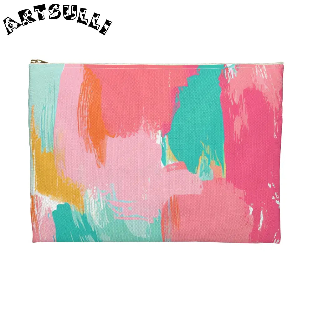 JAKKOUTTHEBXX Preppy Pixel Bloom Accessory Pouch JAKKOUTTHEBXX