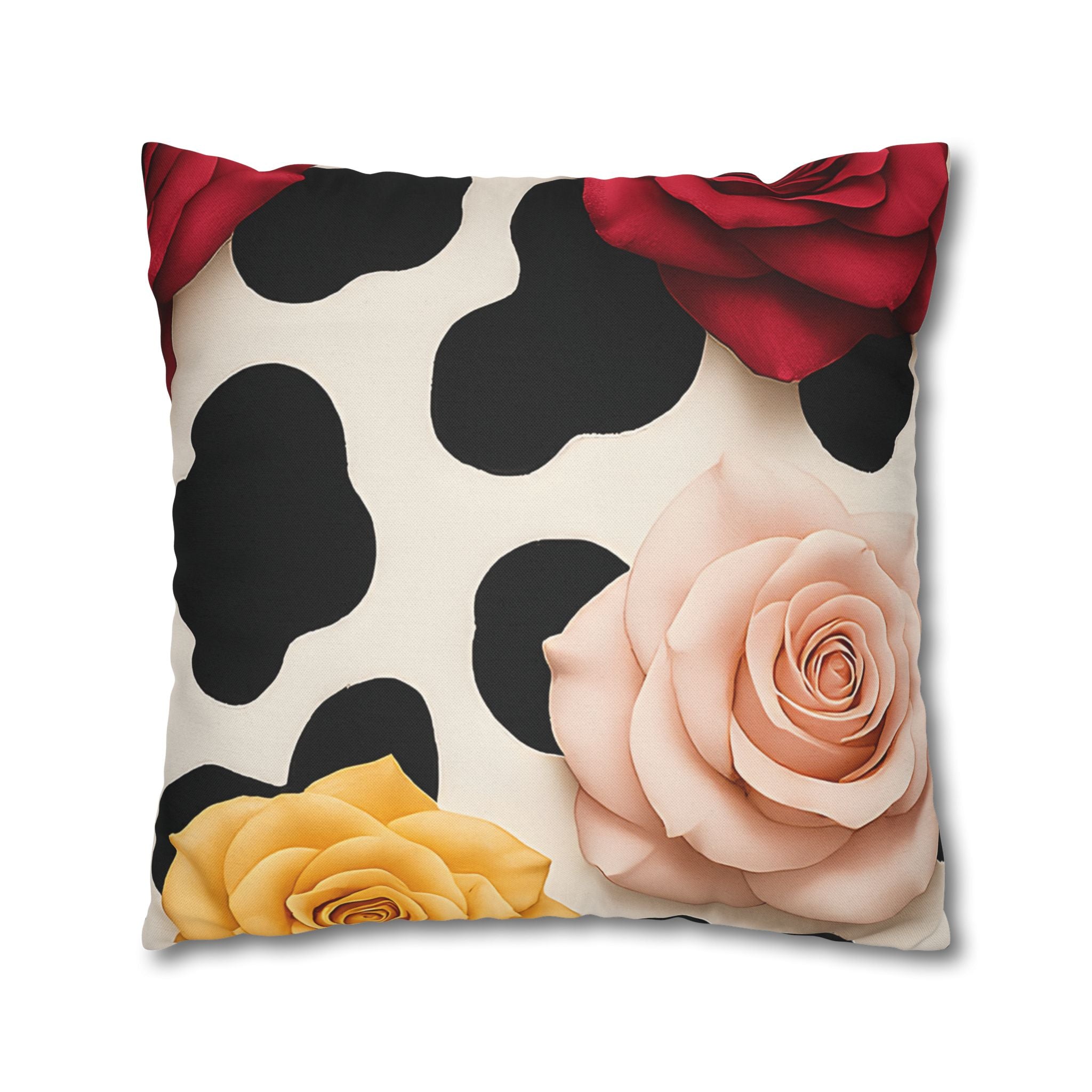 Spun Polyester Square Pillowcase, Artsulli - Art is Long, Life is Short, Home Decor, , , , , , , 