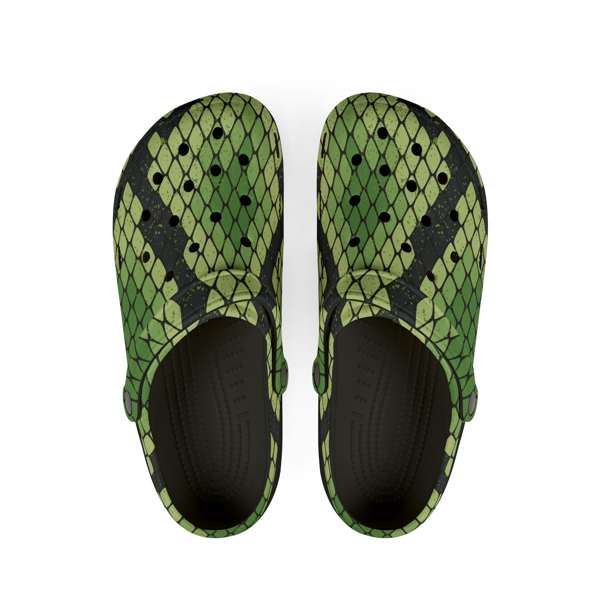 Snake Skin EVA Foam Rubber Shoes (AOP), Artsulli - Art is Long, Life is Short, Shoes, Size, US 6 (Women's), Color, Black, , , 11140544548959
