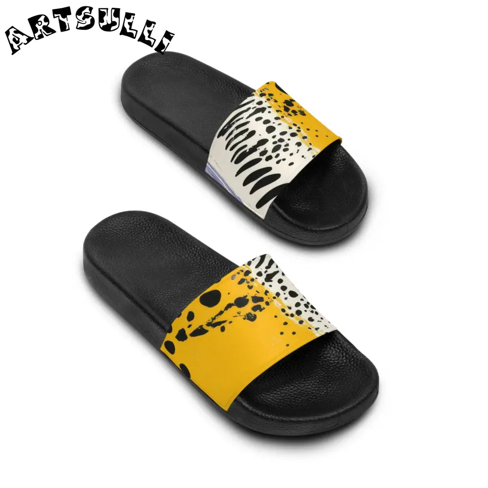 JAKKOUTTHEBXX Rae Zebra Rhapsody Men’s Slide Sandals JAKKOUTTHEBXX