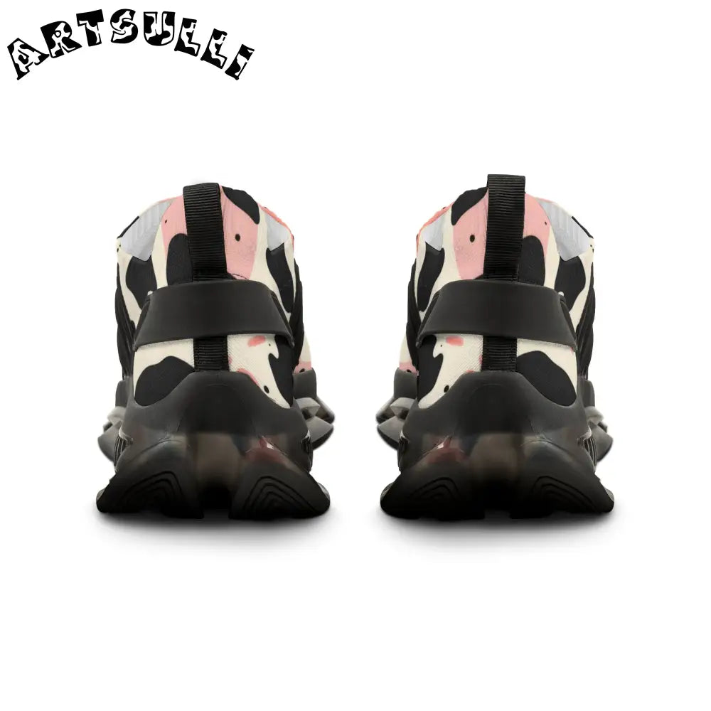 JAKKOUTTHEBXX Pink Black Spotted Mesh Sneakers 2025