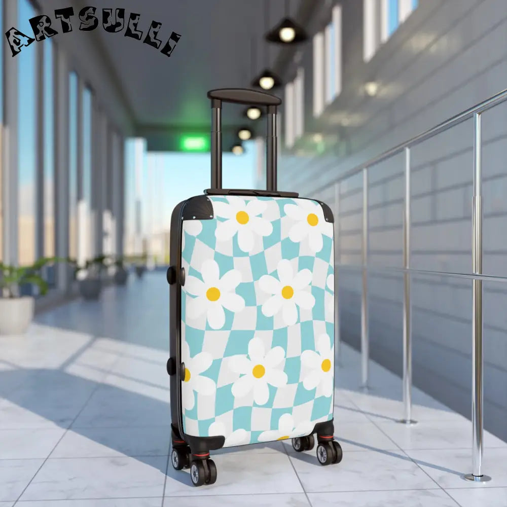 JAKKOUTTHEBXX Trippy Check Garden Suitcase JAKKOUTTHEBXX Artsulli