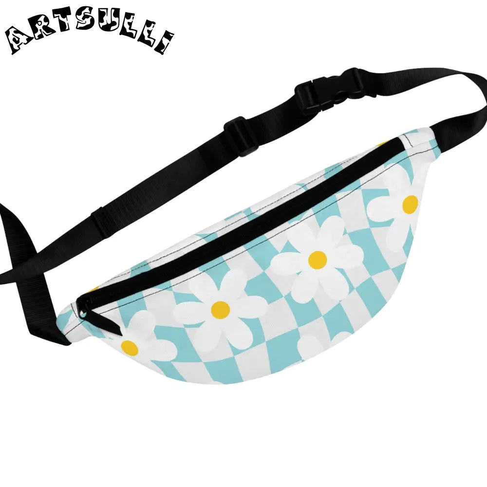 JAKKOUTTHEBXX Trippy Check Garden Fanny Pack JAKKOUTTHEBXX Artsulli