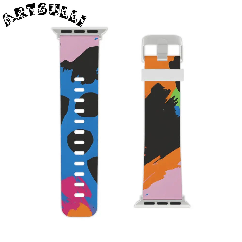 JAKKOUTTHEBXX Wild Brush Strokes x Animal Print Multi-Color Watch