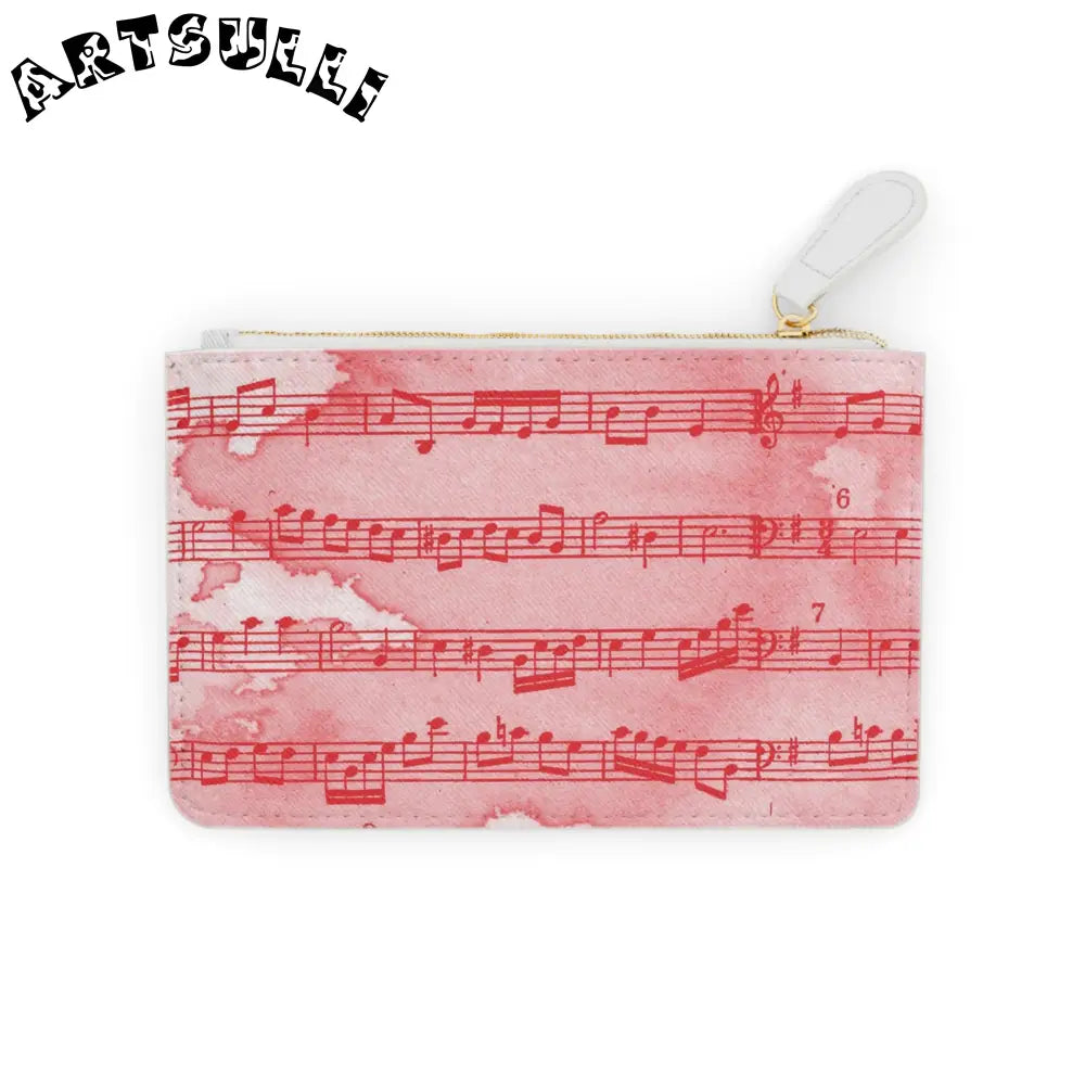 JAKKOUTTHEBXX Pink Watercolor Musical Note Mini Clutch Bag 2025