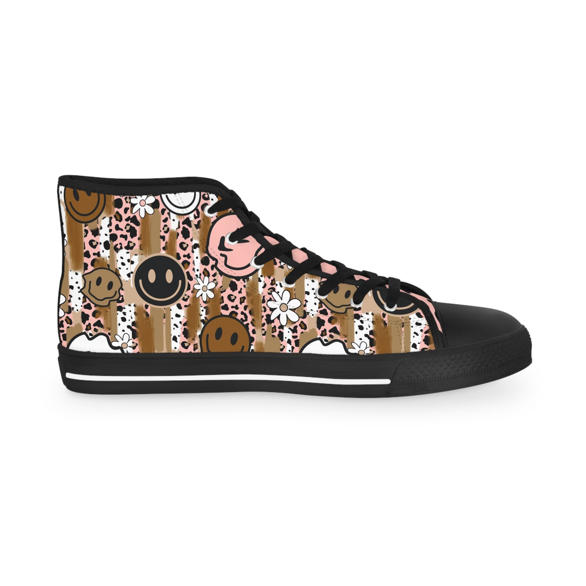 Sutfin Ghosts Pop Art II Men's High Top Sneakers, Artsulli - Art is Long, Life is Short, Shoes, , , , , , , 