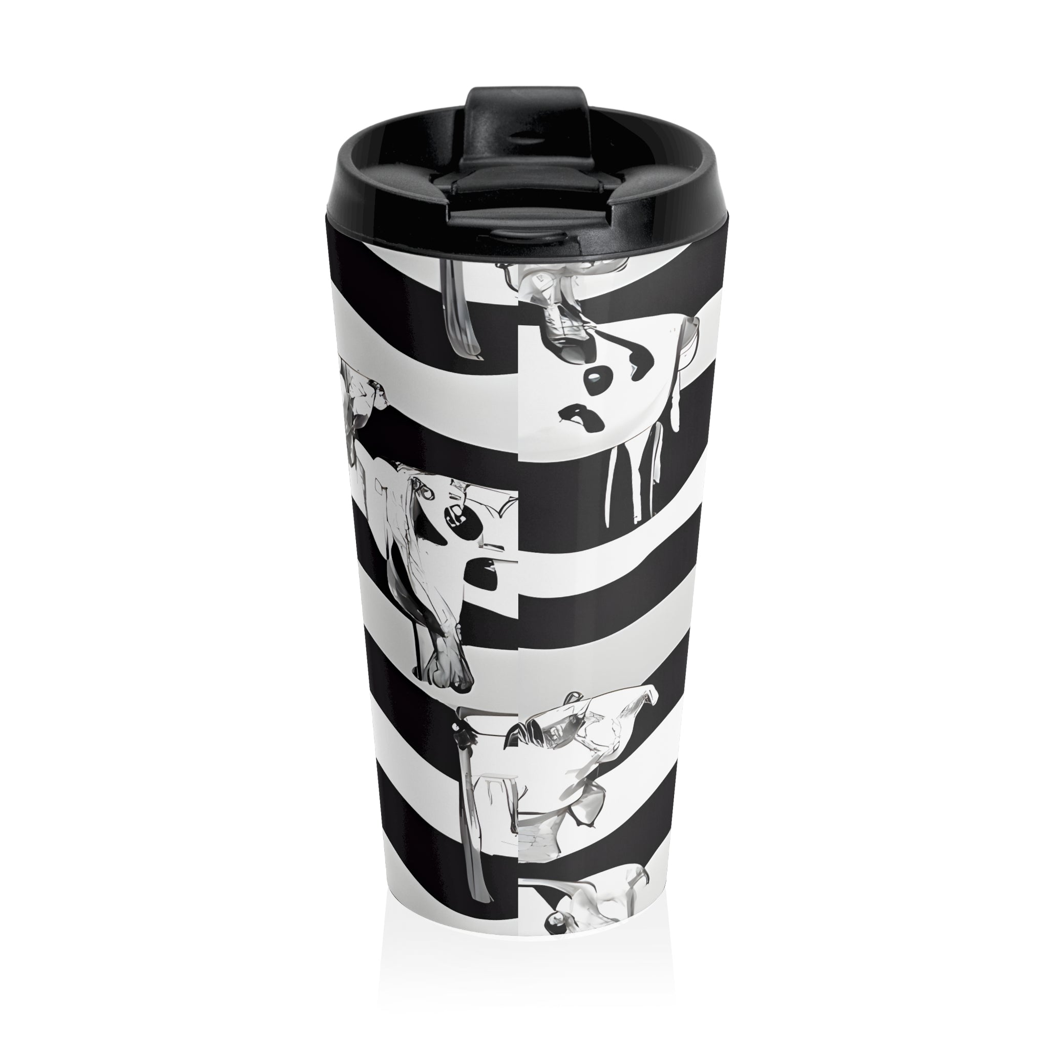 Cruellas Cattle Line Stainless Steel Travel Mug, Artsulli - Art is Long, Life is Short, Mug, , , , , , , 
