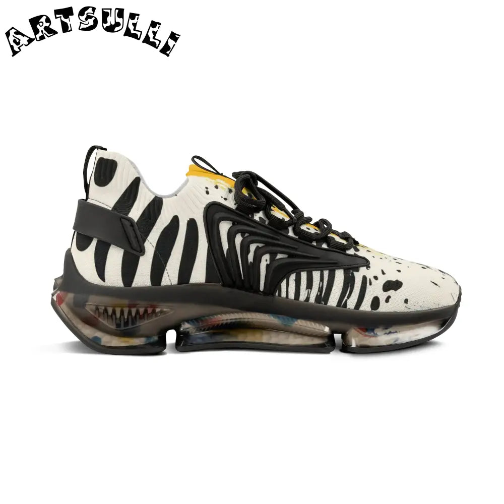 JAKKOUTTHEBXX Rae Zebra Rhapsody Men’s Mesh Sneakers JAKKOUTTHEBXX