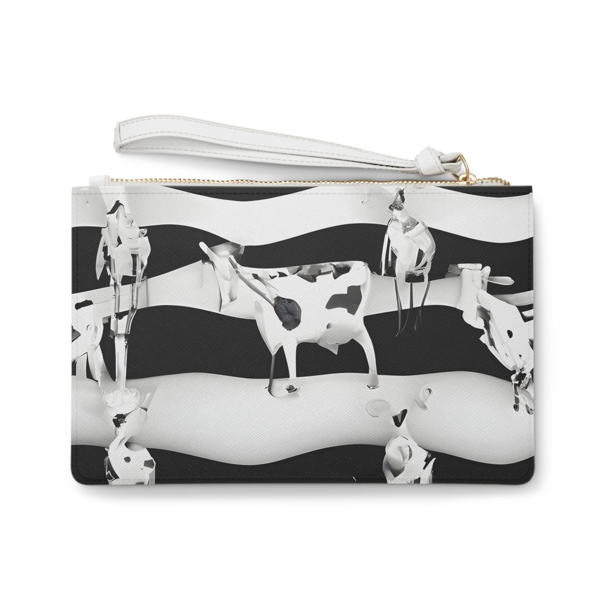 Cruellas Cattle LineClutch Bag, Artsulli - Art is Long, Life is Short, Bags, , , , , , , 