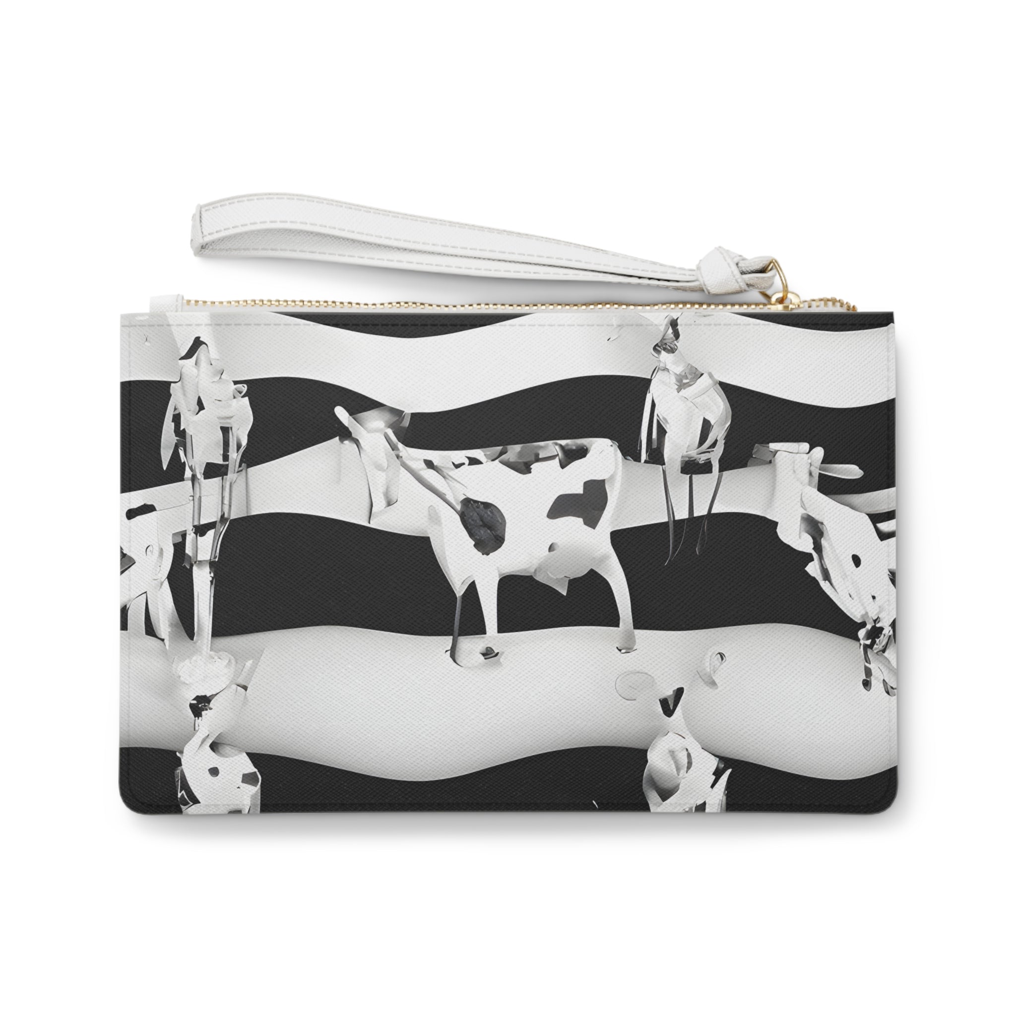 Cruellas Cattle LineClutch Bag, Artsulli - Art is Long, Life is Short, Bags, , , , , , , 