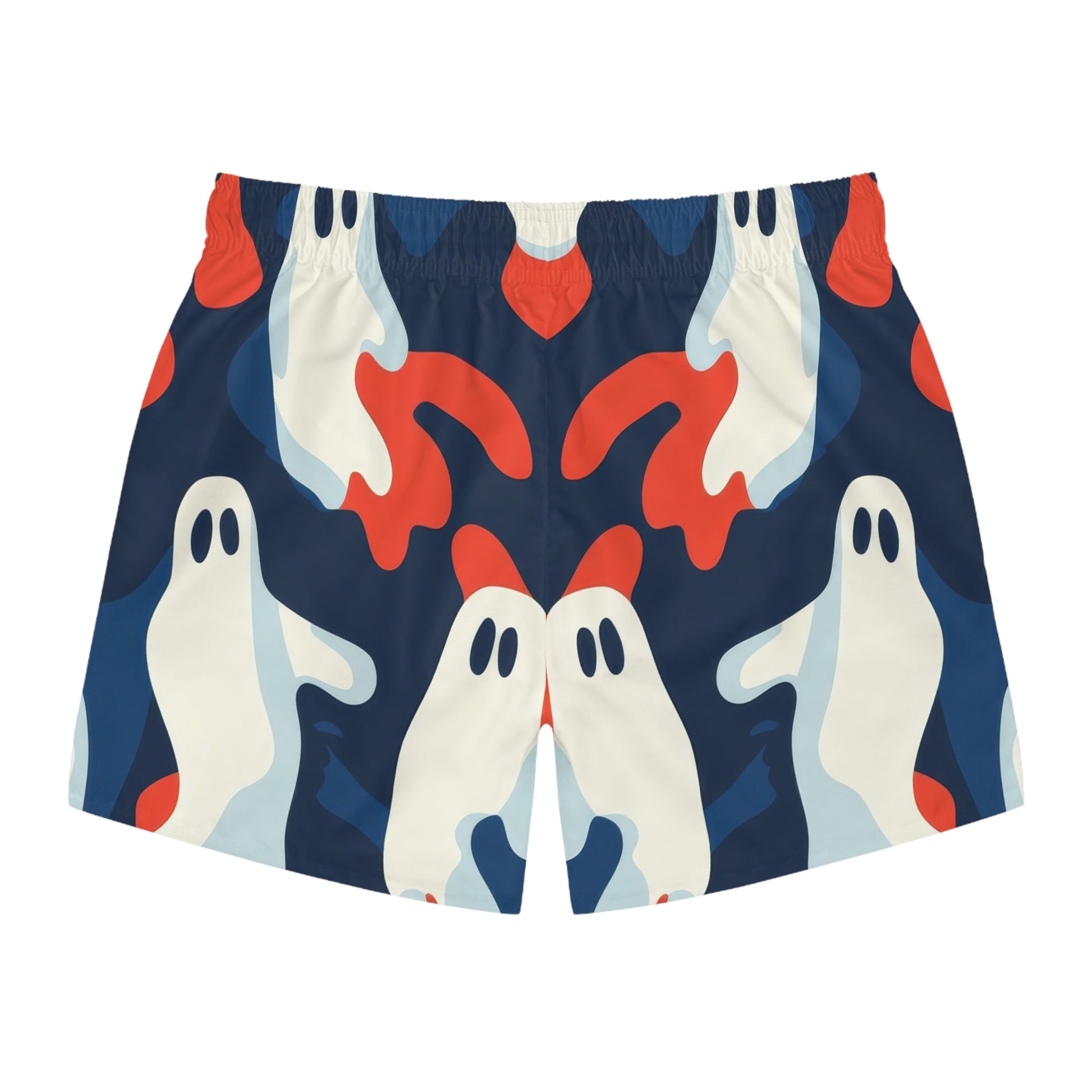 Camo Ghosts Swim Trunks (AOP), Artsulli - Art is Long, Life is Short, All Over Prints, , , , , , , 