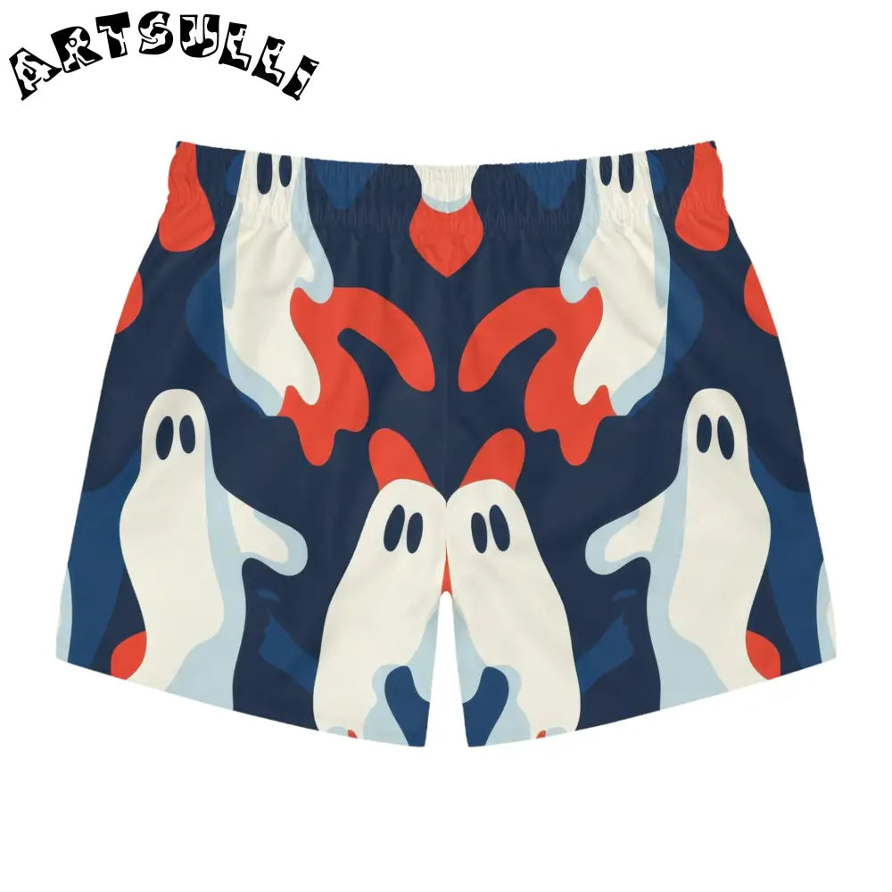 JAKKOUTTHEBXX Camo Ghosts Swim Trunks (AOP) JAKKOUTTHEBXX Artsulli