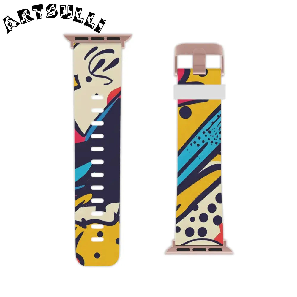 JAKKOUTTHEBXX Comic x Pop Art II Watch Band for Apple Watch
