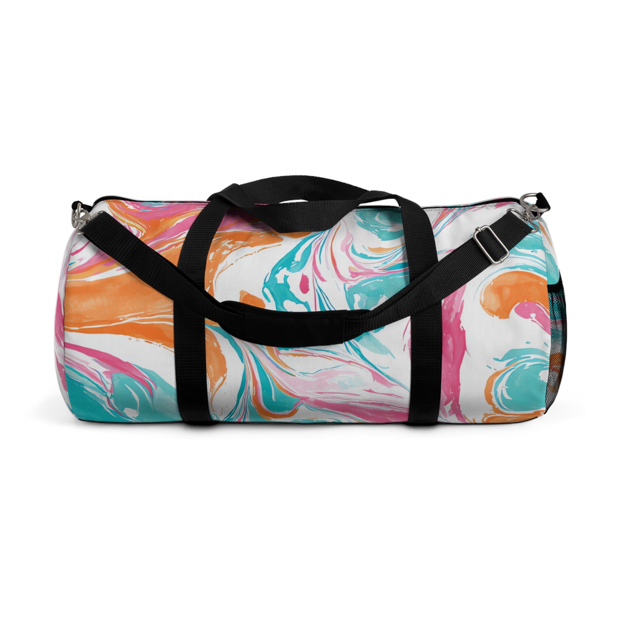 Liquid Pastel Spill II Multi-Color Duffel Bag, Artsulli - Art is Long, Life is Short, Bags, Size, Large, , , , , 16490983071184838660