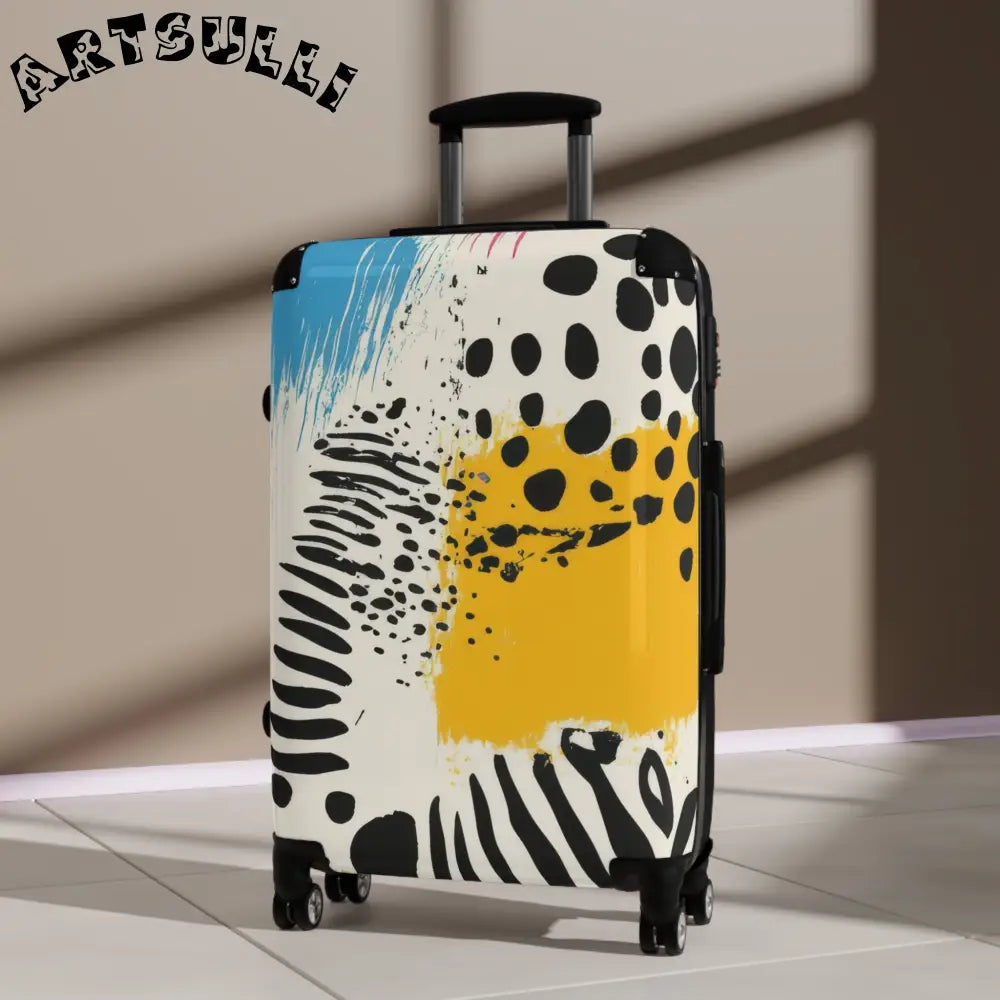 JAKKOUTTHEBXX Rae Zebra Rhapsody Suitcase JAKKOUTTHEBXX Artsulli
