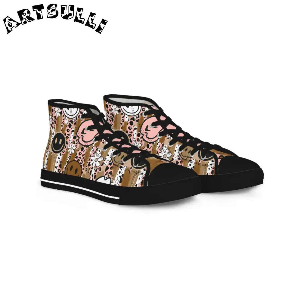 JAKKOUTTHEBXX Sutfin Ghosts Pop Art II Men’s High Top Sneakers