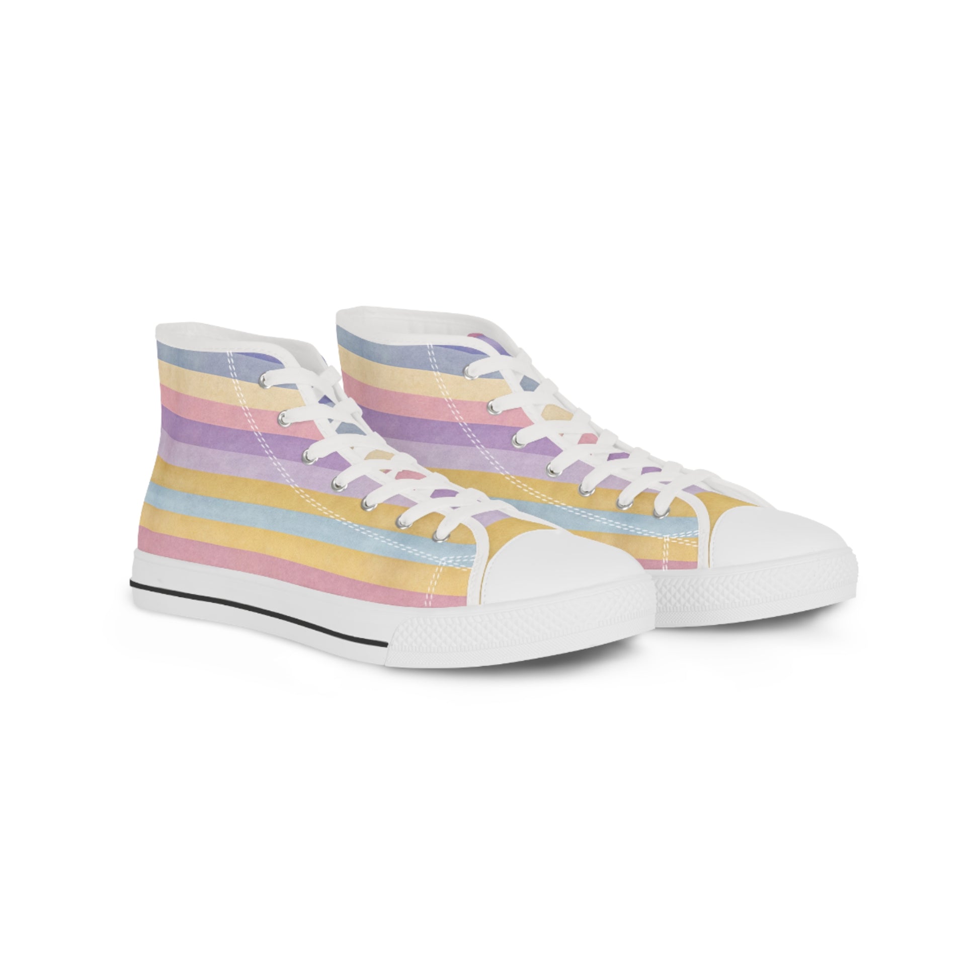 Copy of Men's High Top Sneakers, Artsulli - Art is Long, Life is Short, Shoes, Size, US 5, Color, White sole, , , 27904325764803424994