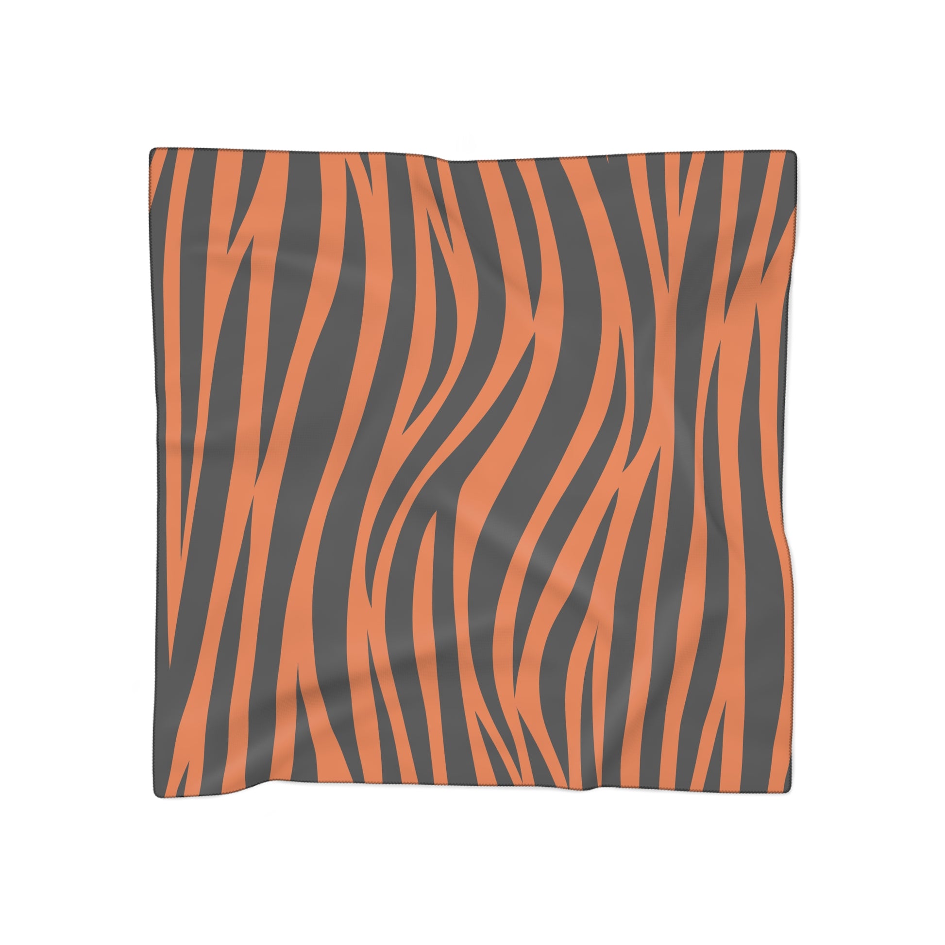 Halloween Zebra Poly Scarf, Artsulli - Art is Long, Life is Short, Accessories, Color, Poly voile, Size, 50" × 50", , , 61224434101545