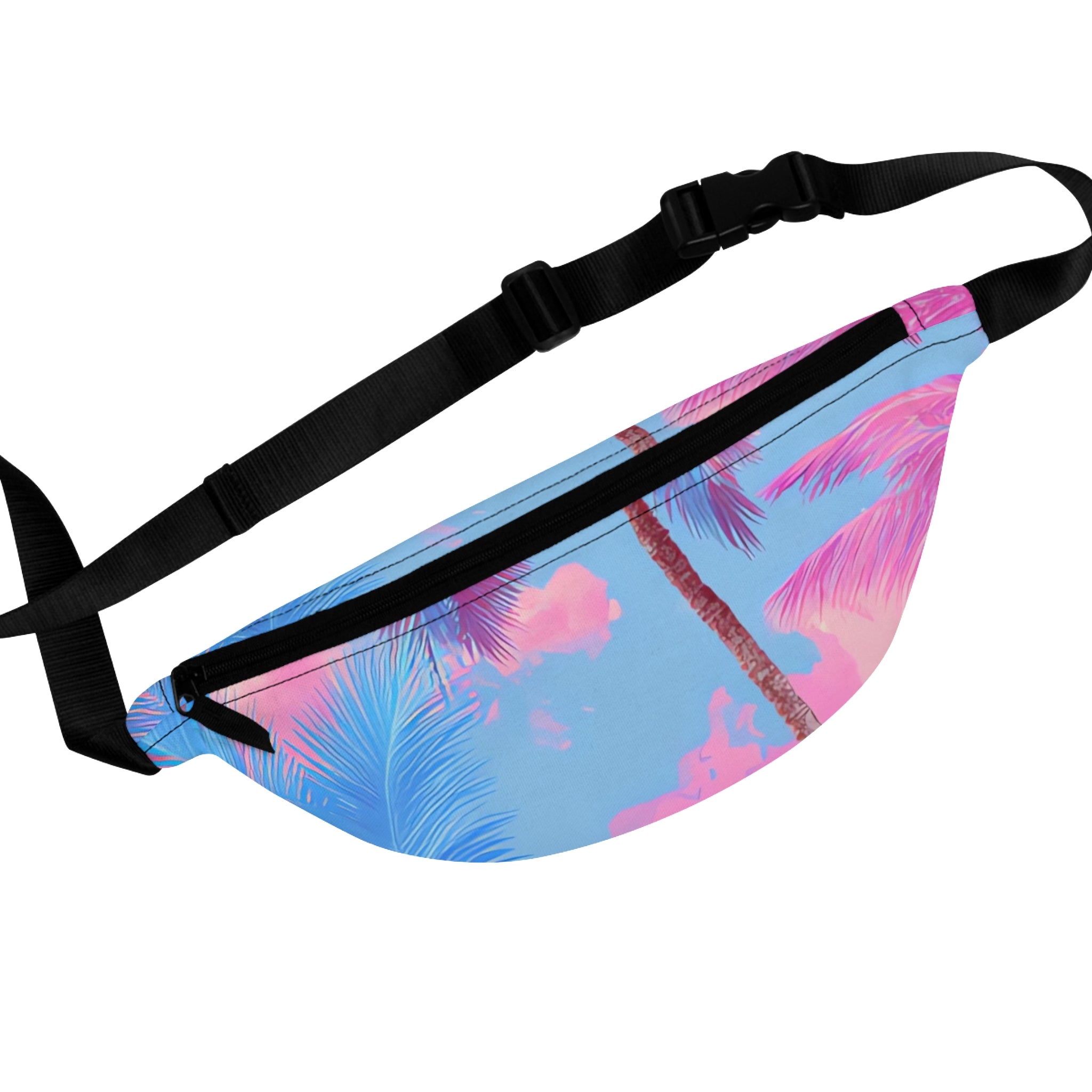 Ethereal Pastel Palms Fanny Pack, Artsulli - Art is Long, Life is Short, Bags, Size, One size, , , , , 20793375171398984821