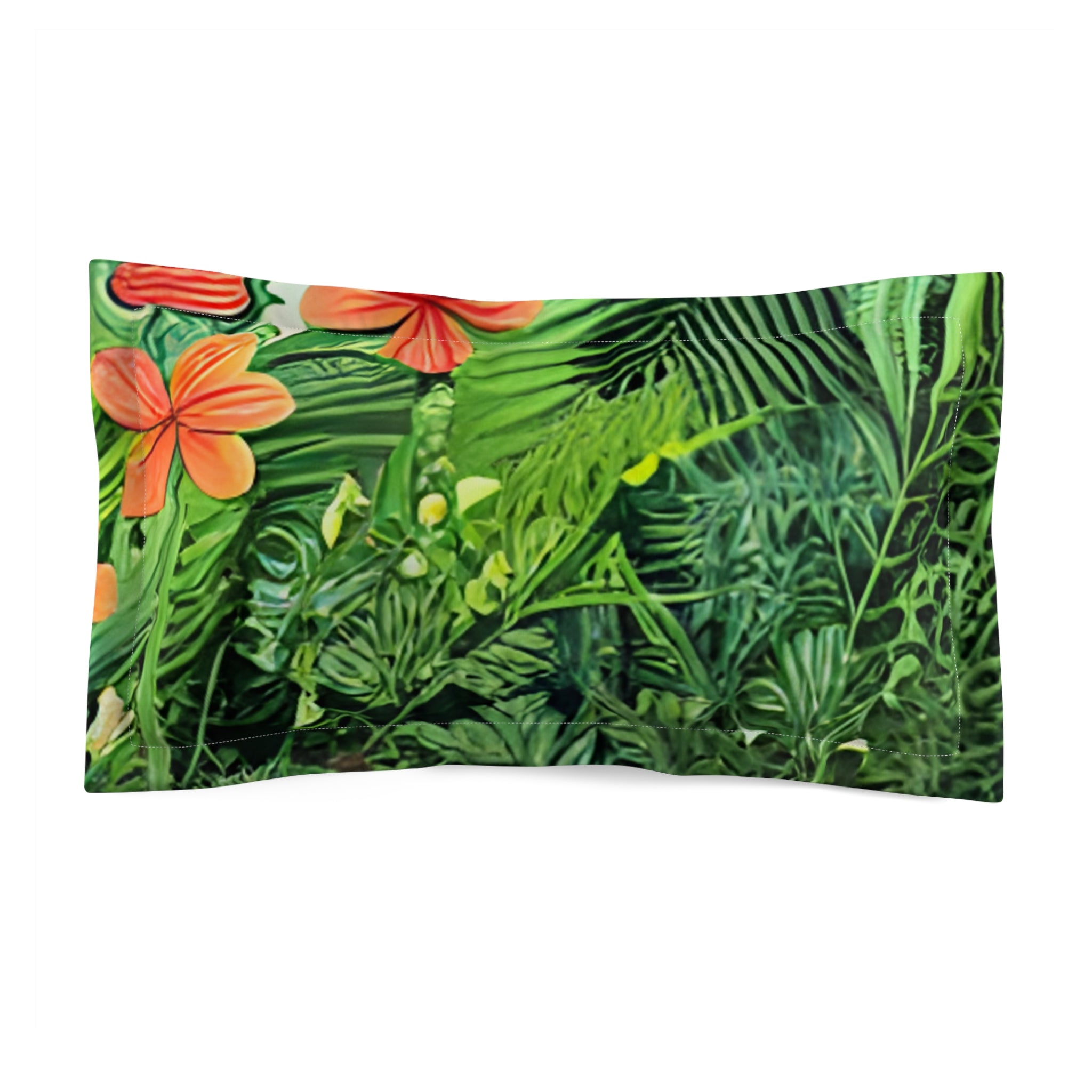 Jungle Zebra Art Microfiber Pillow Sham, Artsulli - Art is Long, Life is Short, Home Decor, Size, King, , , , , 62608237153524
