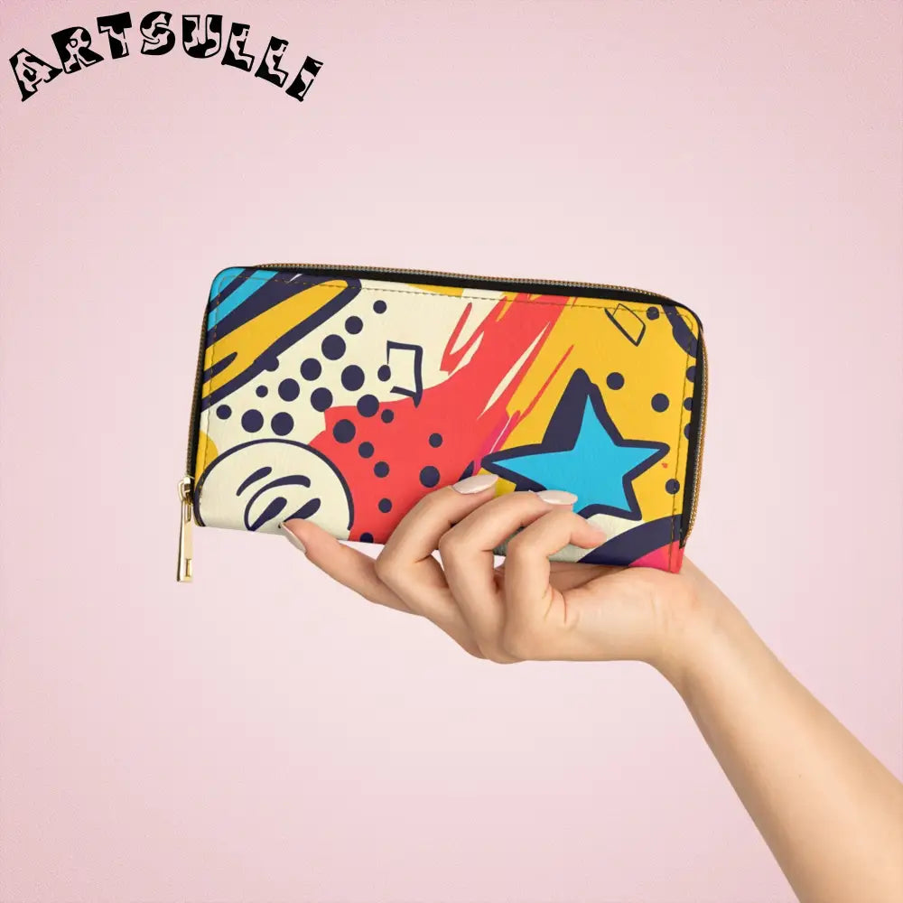JAKKOUTTHEBXX Comic x Pop Art Zipper Wallet JAKKOUTTHEBXX Artsulli