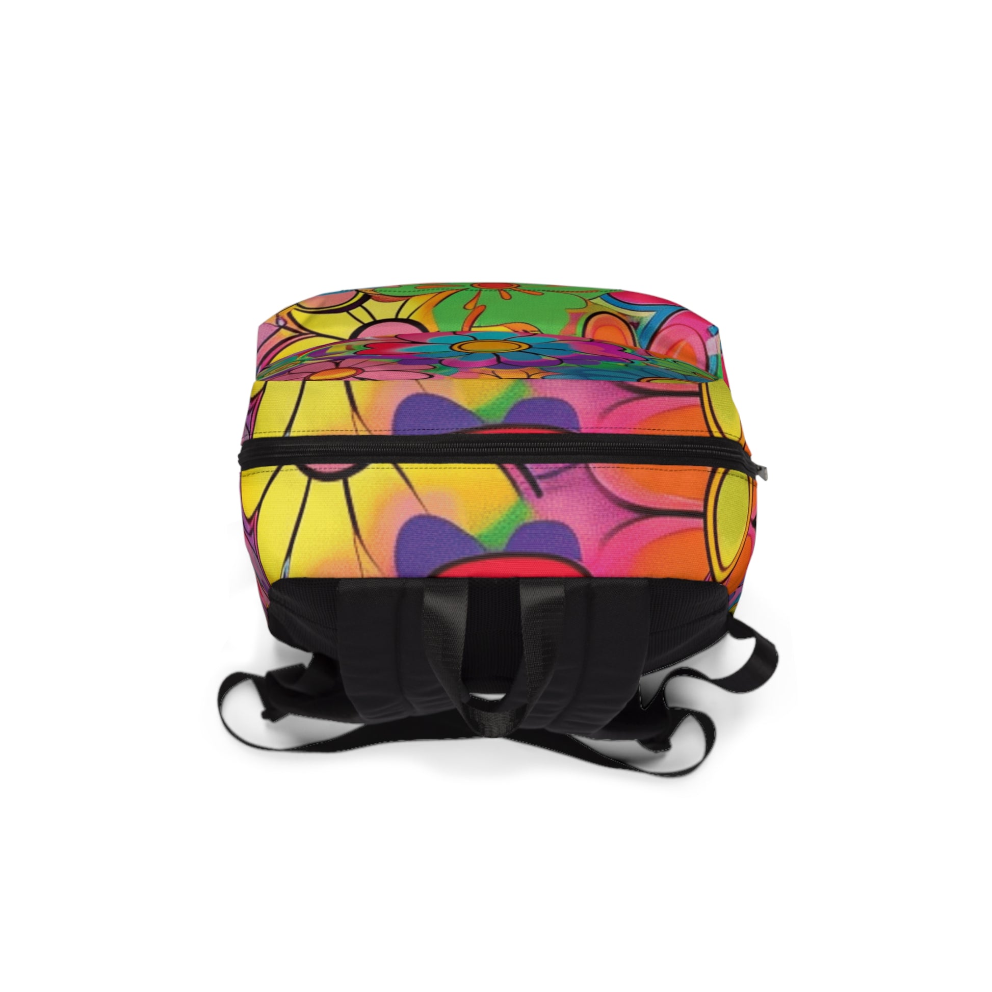 Chromatic Daisy Dream Unisex Classic Backpack, Artsulli - Art is Long, Life is Short, Bags, , , , , , , 