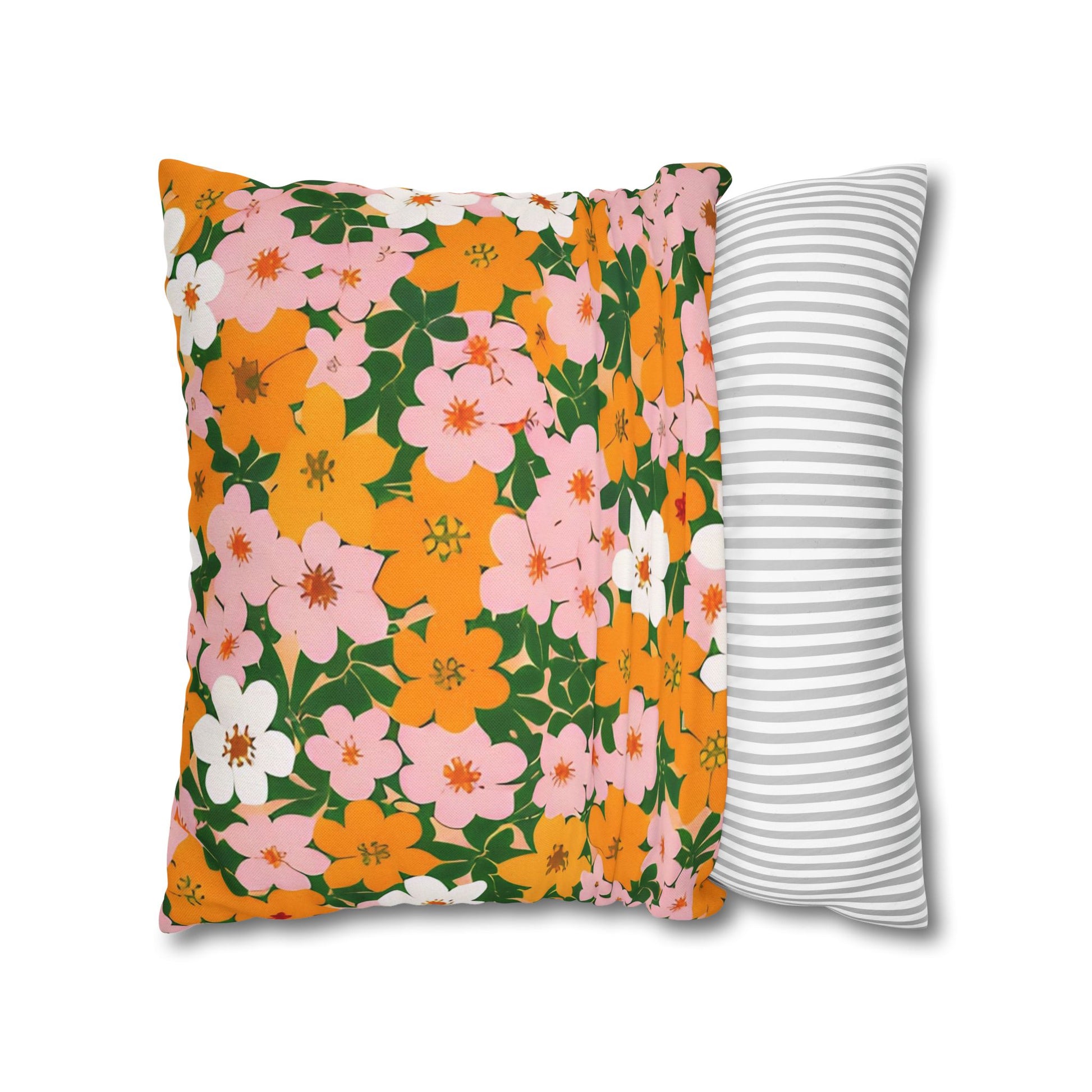 Spun Polyester Square Pillowcase, Artsulli - Art is Long, Life is Short, Home Decor, , , , , , , 