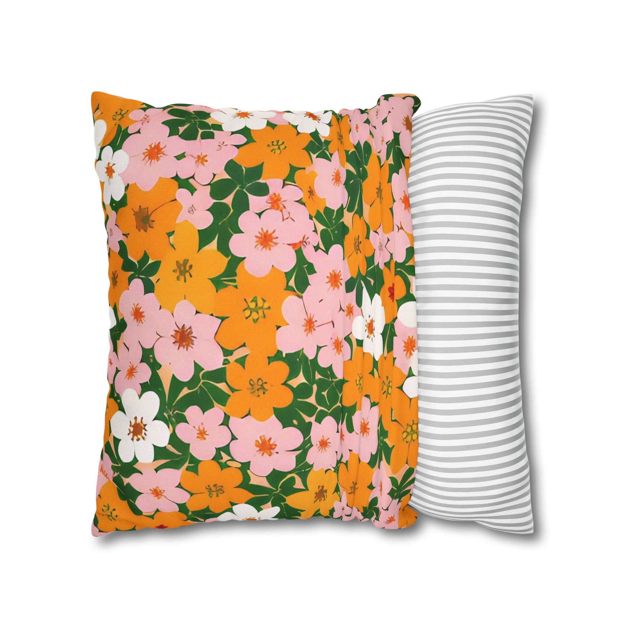 Spun Polyester Square Pillowcase, Artsulli - Art is Long, Life is Short, Home Decor, , , , , , , 