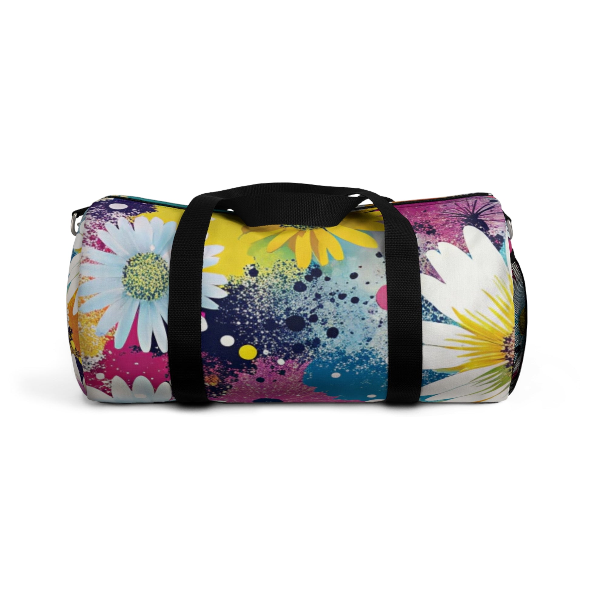 Magical Flower Explosion Multi-Color Duffel Bag, Artsulli - Art is Long, Life is Short, Bags, Size, Small, , , , , 41046227552206