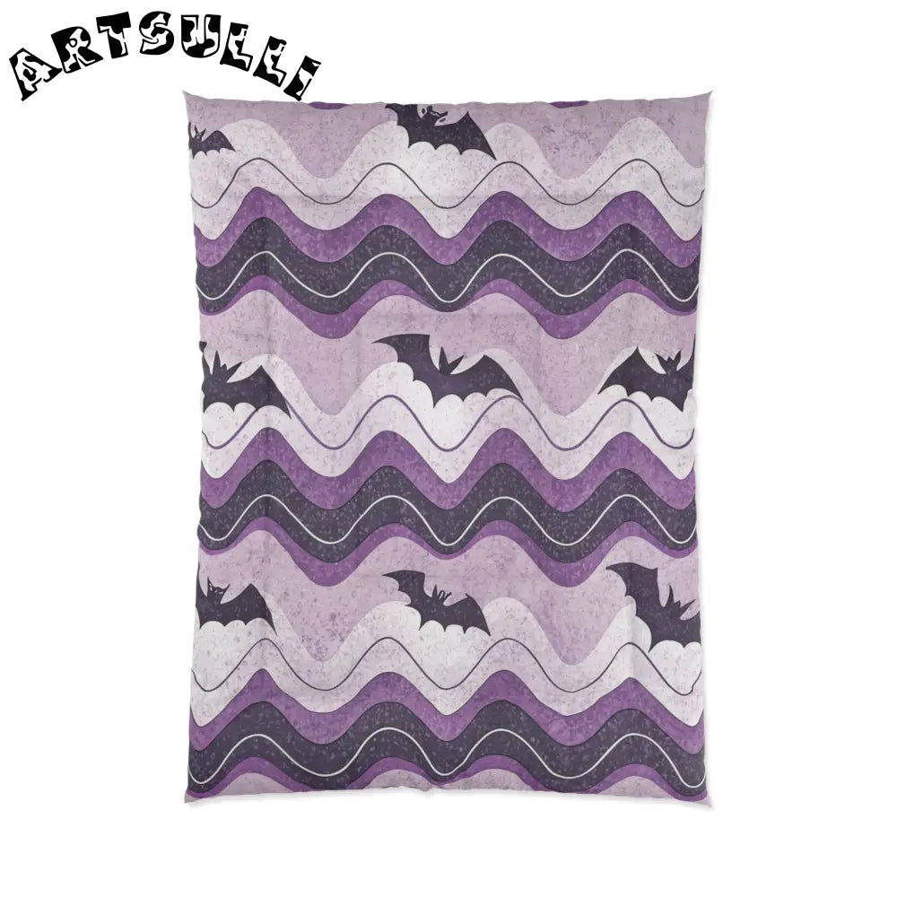 JAKKOUTTHEBXX Bat Wave Comforter JAKKOUTTHEBXX Artsulli - Art