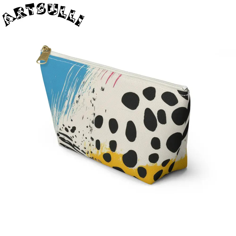 JAKKOUTTHEBXX Rae Zebra Rhapsody Accessory Pouch w T-bottom