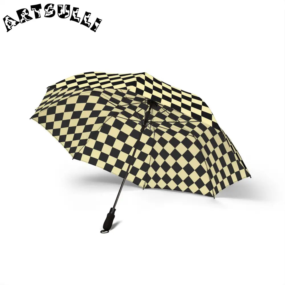 JAKKOUTTHEBXX Checkerboard II Black and Yellow Semi-Automatic