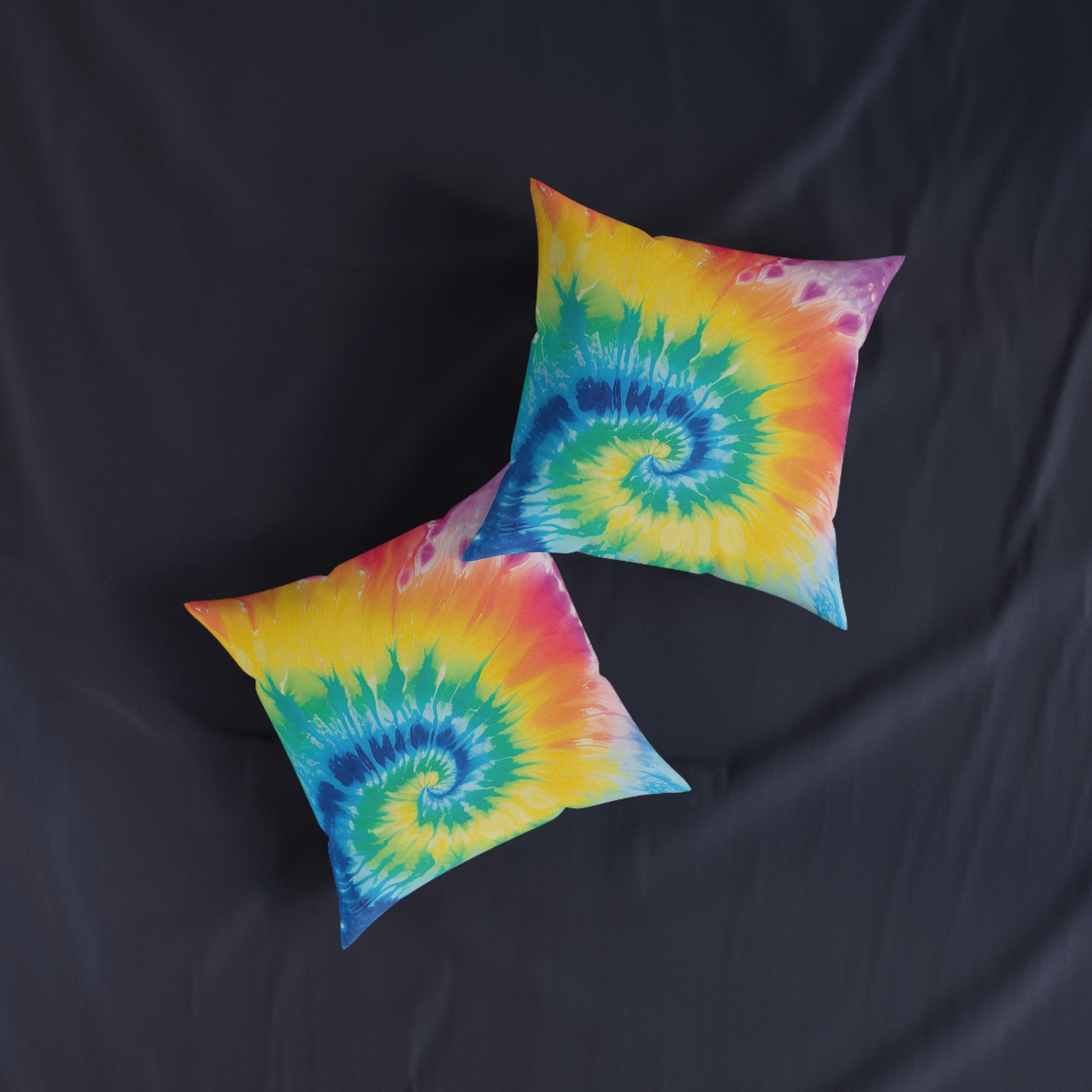 Tie Dye Square Pillow, Artsulli - Art is Long, Life is Short, Home Decor, , , , , , , 