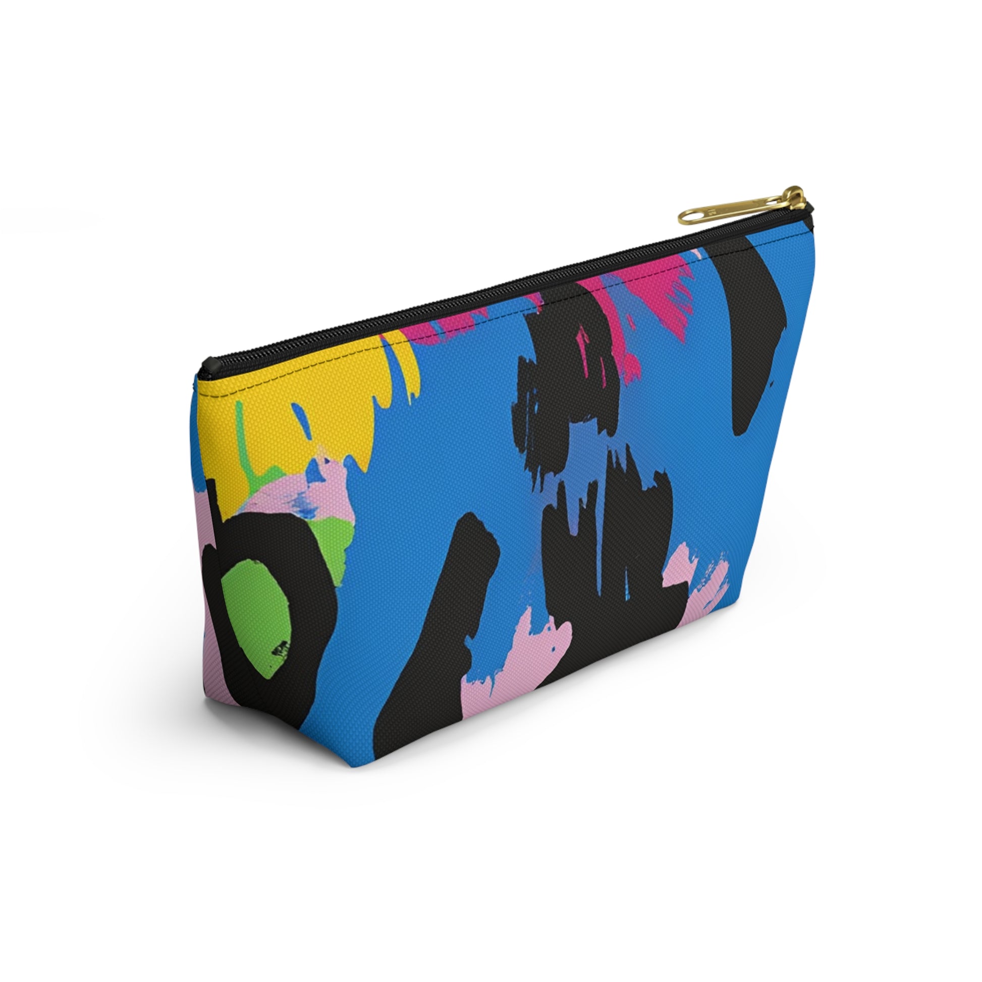 90s Neon Accessory Pouch w T-bottom, Artsulli - Art is Long, Life is Short, Bags, , , , , , , 
