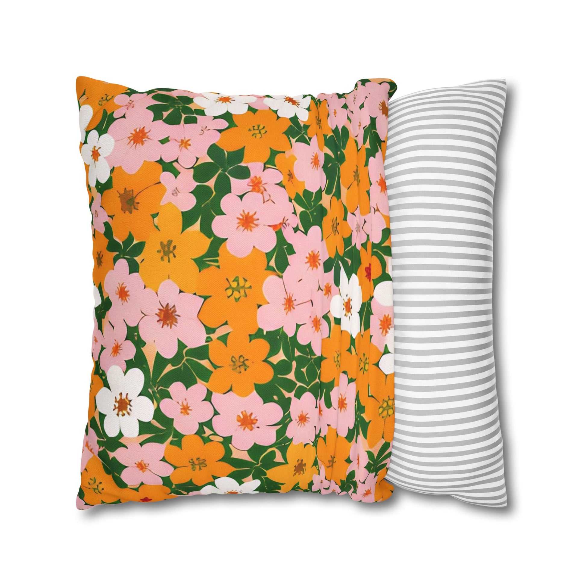 Spun Polyester Square Pillowcase, Artsulli - Art is Long, Life is Short, Home Decor, , , , , , , 