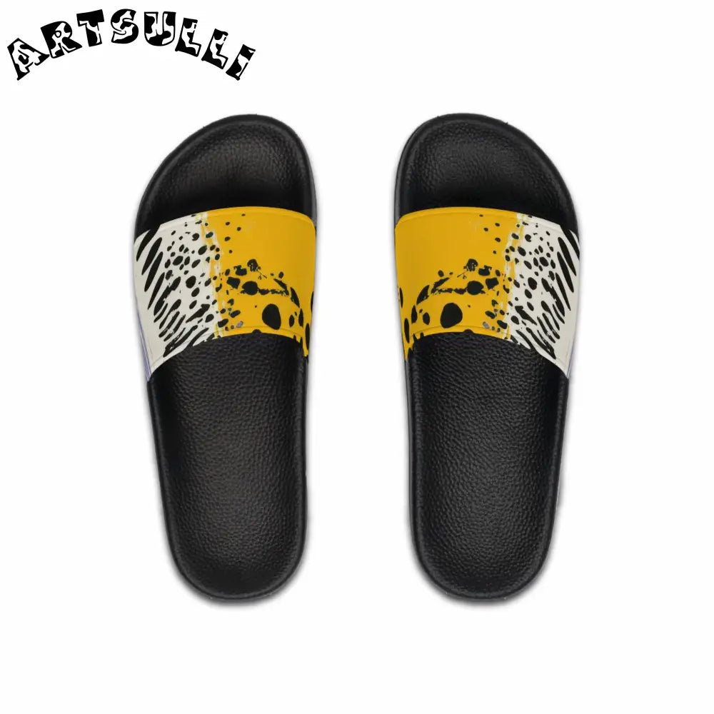 JAKKOUTTHEBXX Rae Zebra Rhapsody II Men’s Slide Sandals