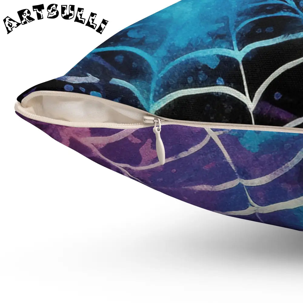 JAKKOUTTHEBXX Colorful Spiderweb Throw Pillow 2025
