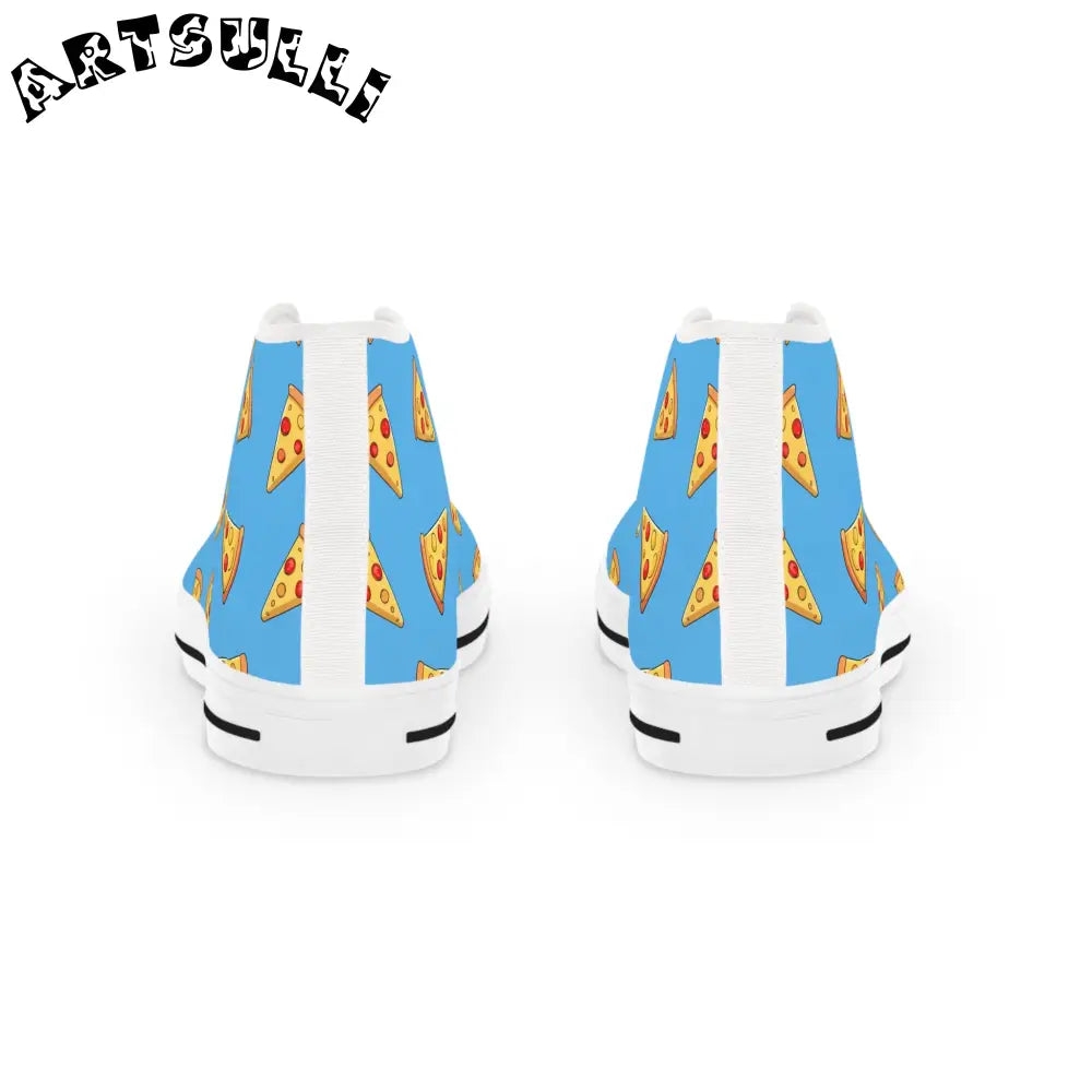 JAKKOUTTHEBXX Blue Pizza Dreamscape Men’s High Top Sneakers