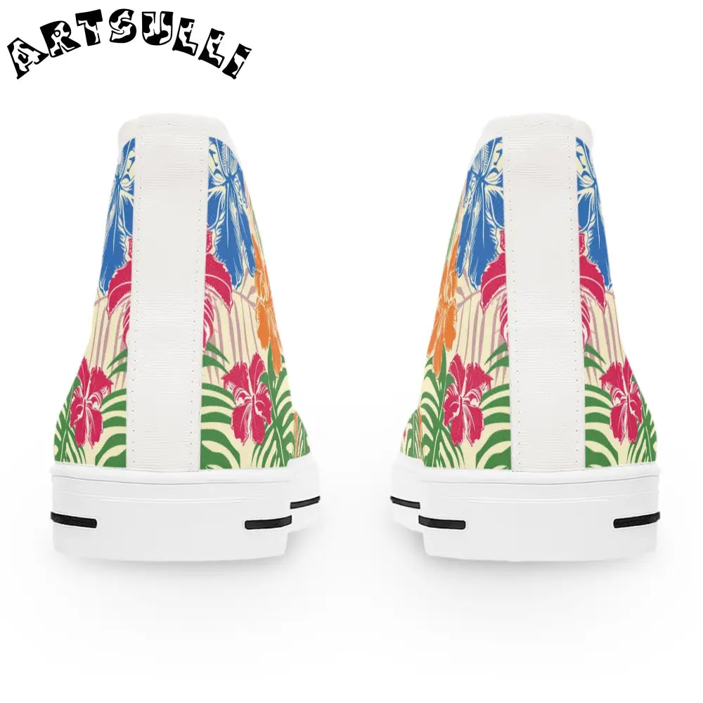JAKKOUTTHEBXX Tropical Floral High-Top Sneakers 2025