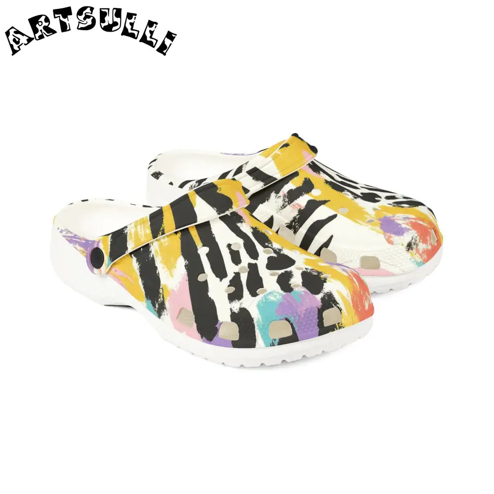 JAKKOUTTHEBXX Wild Zebra Stripes x Paint Brush Strokes EVA Foam