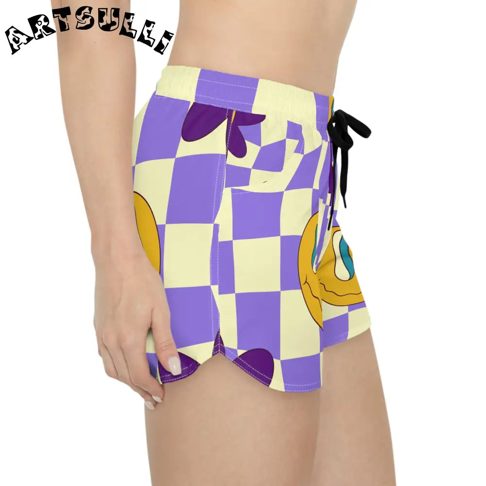 JAKKOUTTHEBXX Rave Garden Grins Women’s Casual Shorts (AOP)