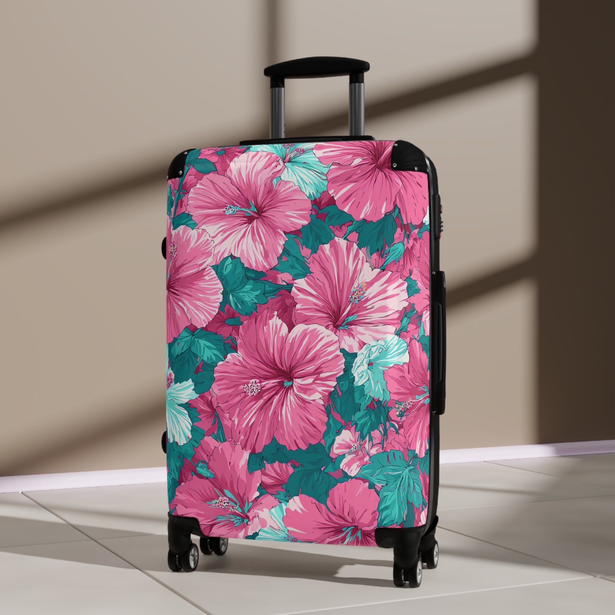 Flowerpunk Aloha Suitcase, Artsulli - Art is Long, Life is Short, Bags, , , , , , , 