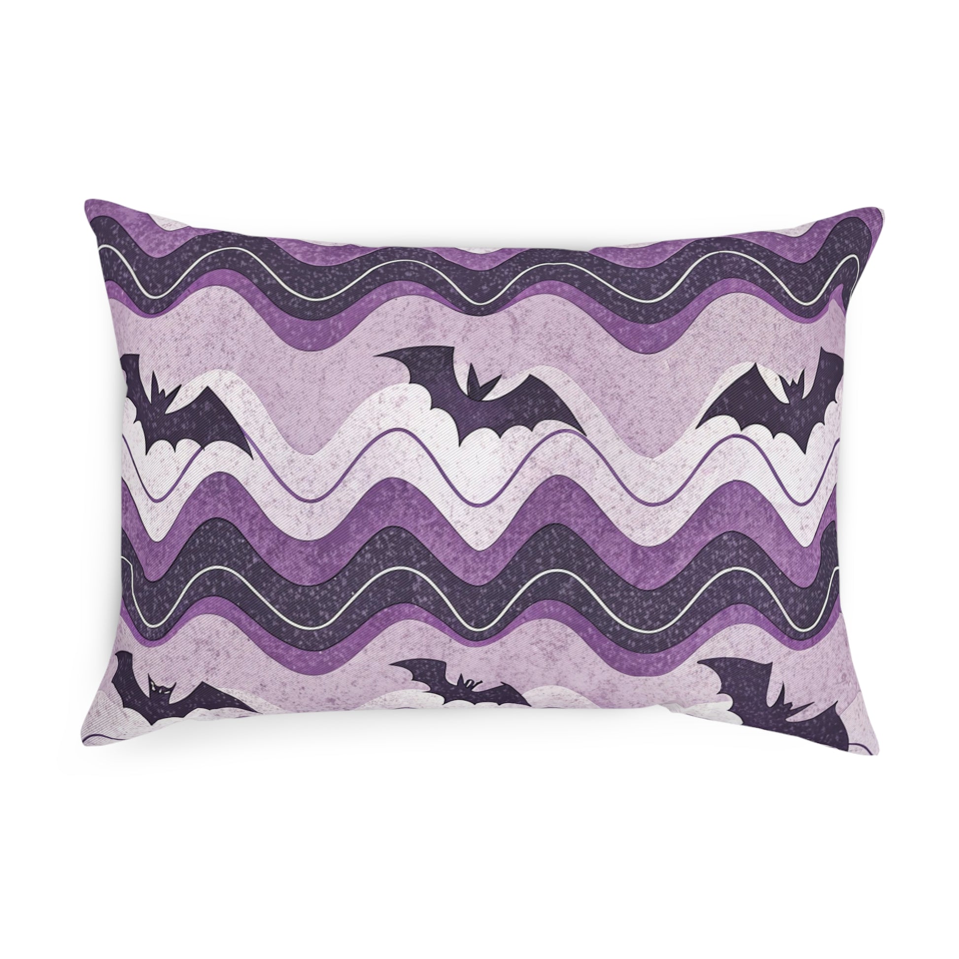 Bat Wave Cushion, Artsulli - Art is Long, Life is Short, Home Decor, , , , , , , 
