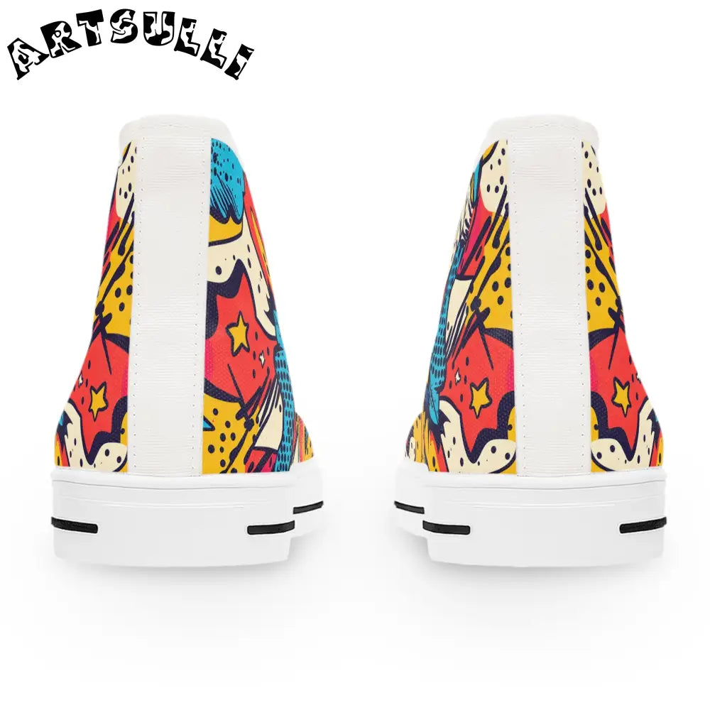 JAKKOUTTHEBXX Comic x Pop Art II Women’s High Top Sneakers