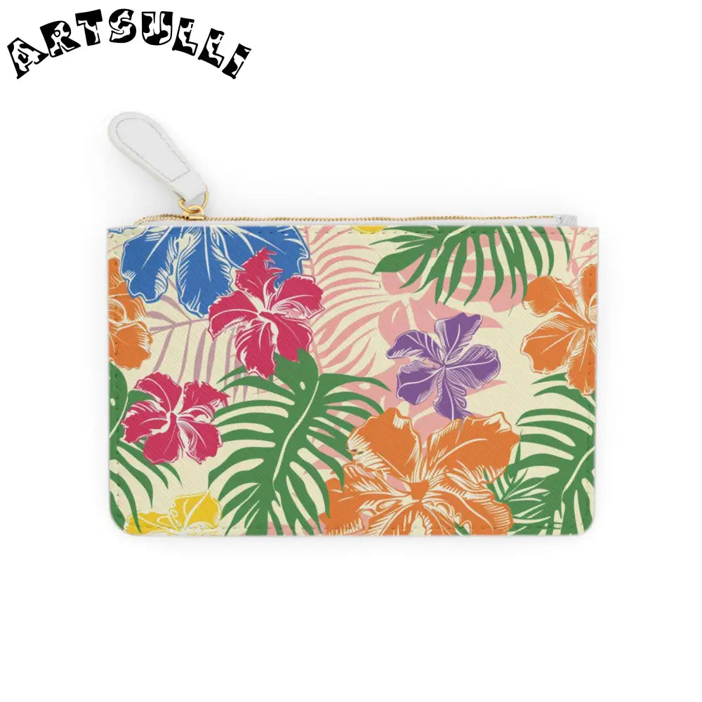 JAKKOUTTHEBXX Colorful Floral Vegan Leather Mini Clutch 2025