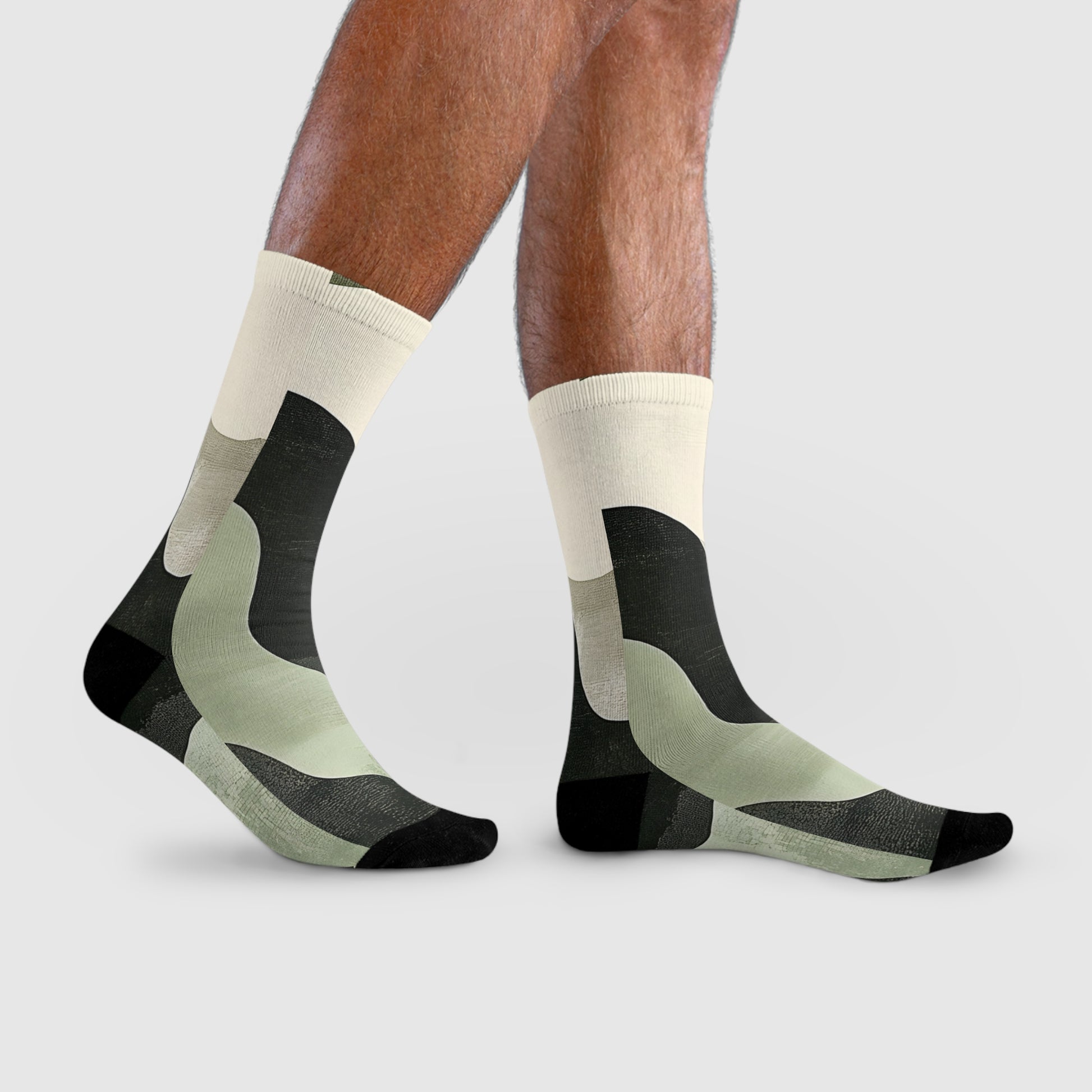 Focusing on Camouflage and Mystery Sublimation Crew Socks (EU), Artsulli - Art is Long, Life is Short, All Over Prints, , , , , , , 
